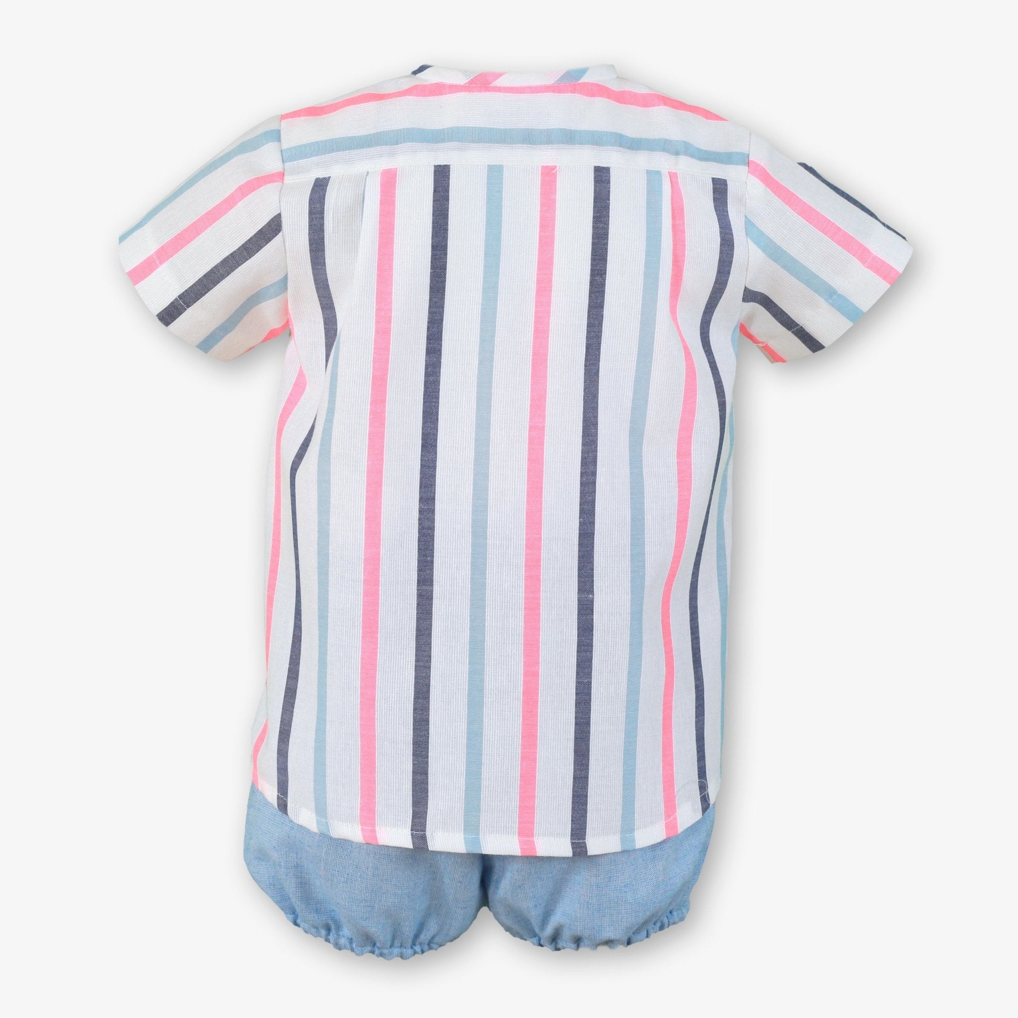 Miranda SS26 PRE - ORDER - Baby Boys Multicolour Shirt and Shorts Set