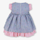 Miranda SS26 PRE - ORDER - Baby Girls Blue & Pink Dress