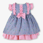 Miranda SS26 PRE - ORDER - Baby Girls Blue & Pink Dress