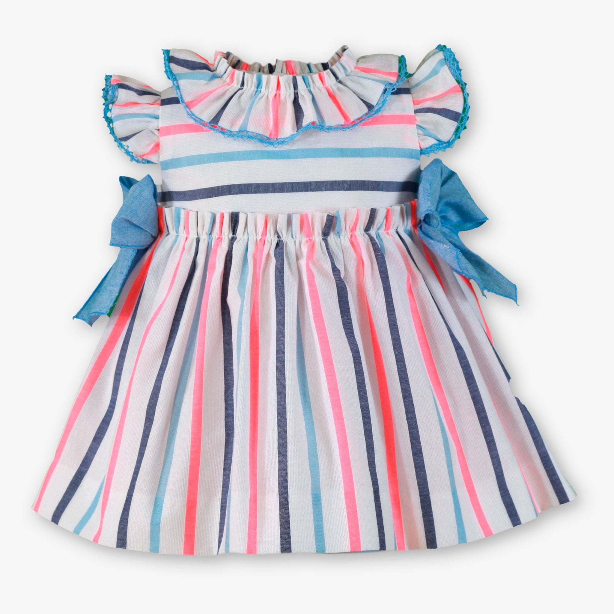 Miranda SS26 PRE - ORDER - Baby Girls Multicolour Stripe Dress