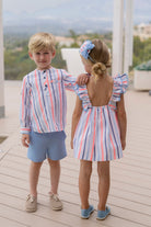 Miranda SS26 PRE - ORDER - Boys Multi Coloured Shirt and Shorts Set