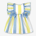 Miranda SS26 PRE - ORDER - Girls Blue & Lemon Stripe Headpiece
