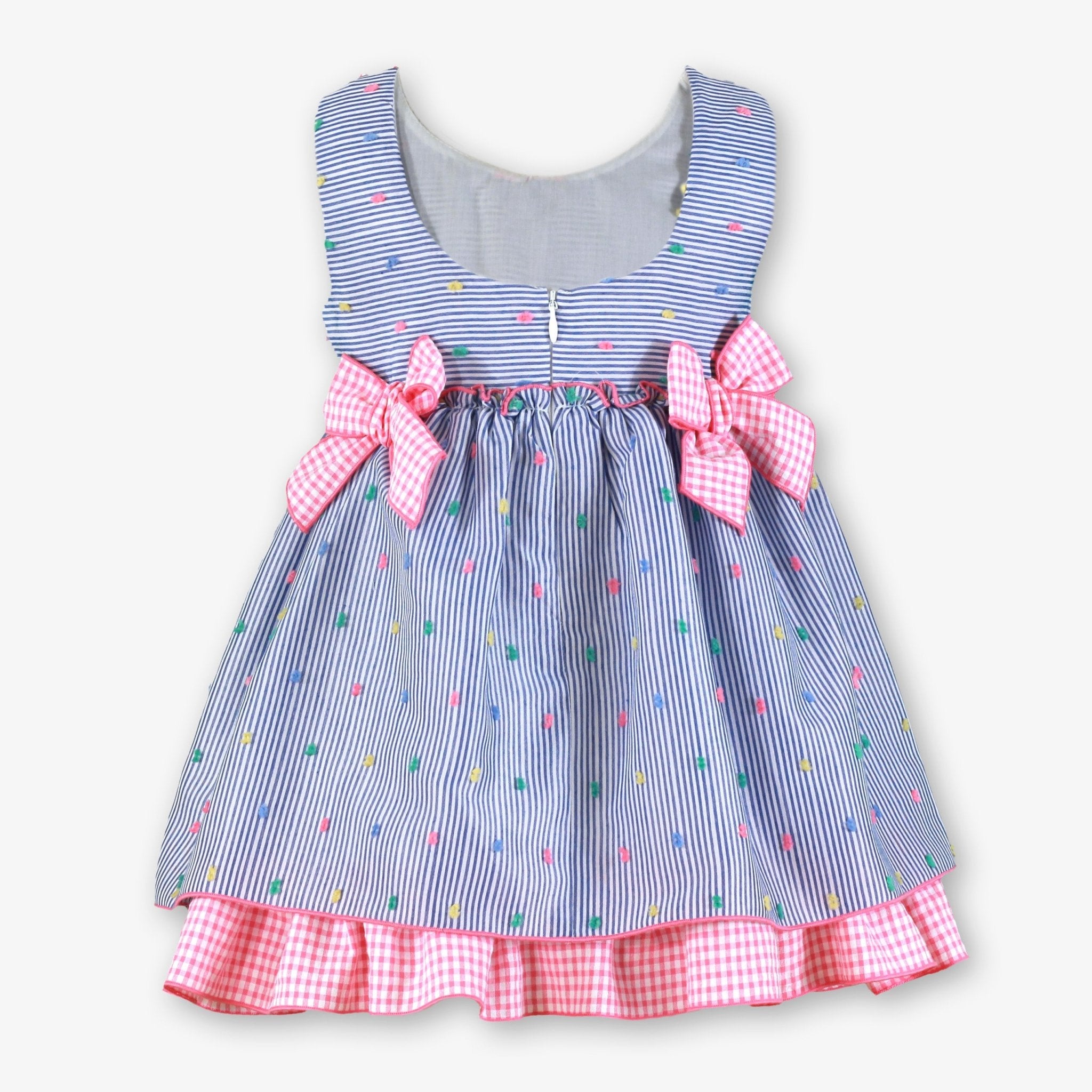 Miranda SS26 PRE - ORDER - Girls Blue & Pink Dress