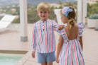 Miranda SS26 PRE - ORDER - Girls Multicolour Stripe Dress