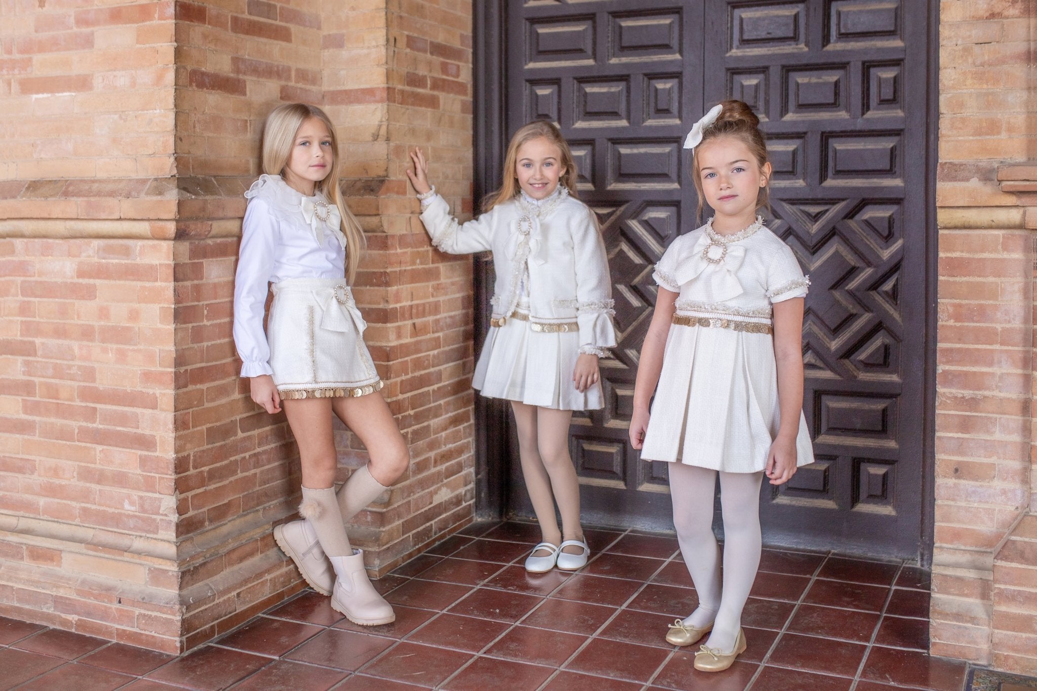 Naxos AW25 Girls Cream and Gold Collection 