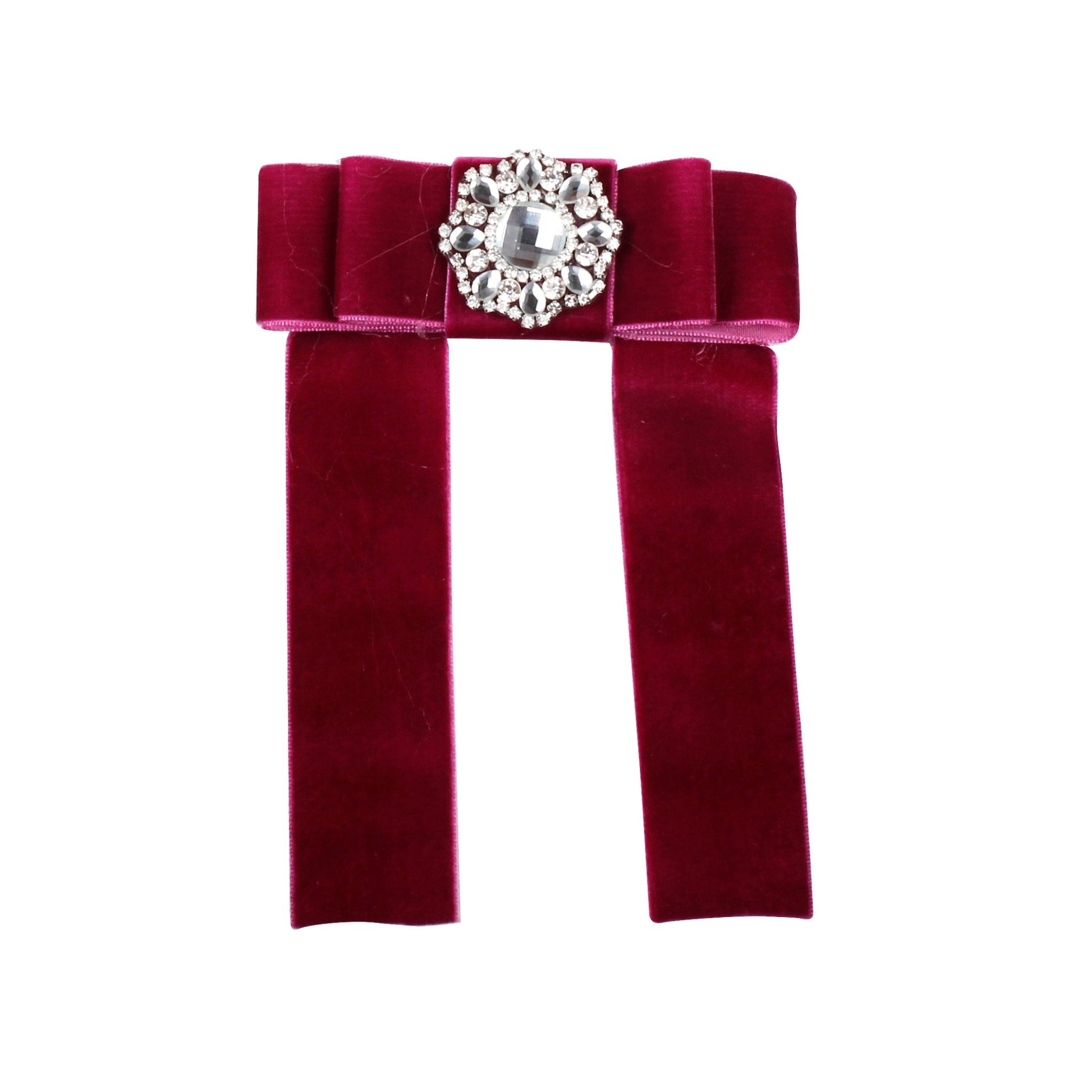 Naxos AW25 PRE - ORDER - Girls Purple Velvet Hairbow