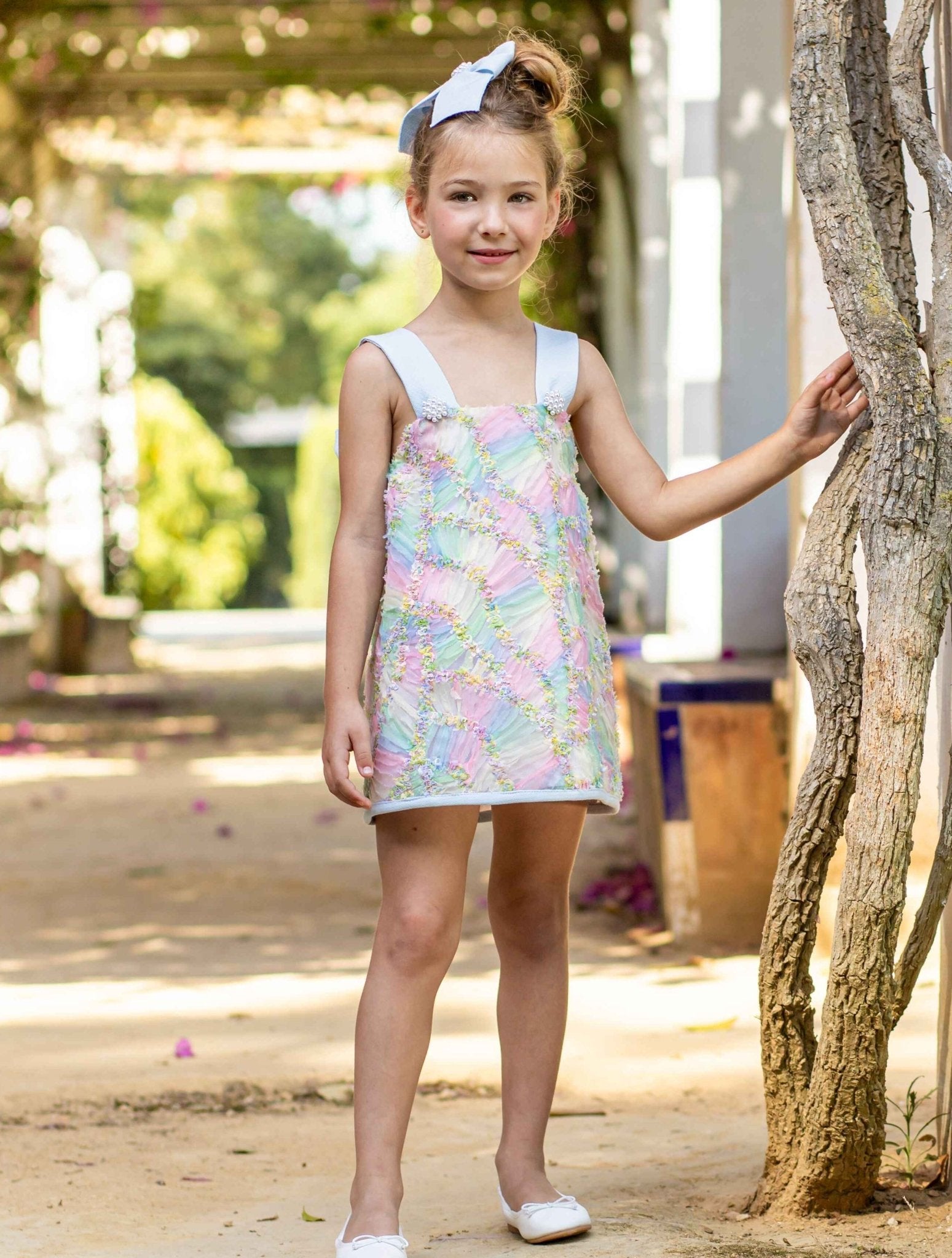 Naxos Girls Multi Coloured Tulle Dress | Clearance Sale