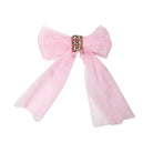Naxos Pink Tulle Bow Headpiece | AW26 PRE-ORDER