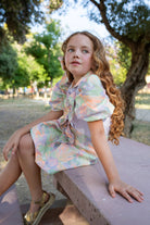 Naxos SS26 - Girls Multicoloured Floral Skirt & Blouse Set