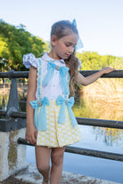 Naxos SS26 - Girls Tulle Blue Headpiece