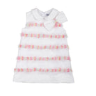 Naxos SS26 - Girls White Jacquard and Multicolour Dress