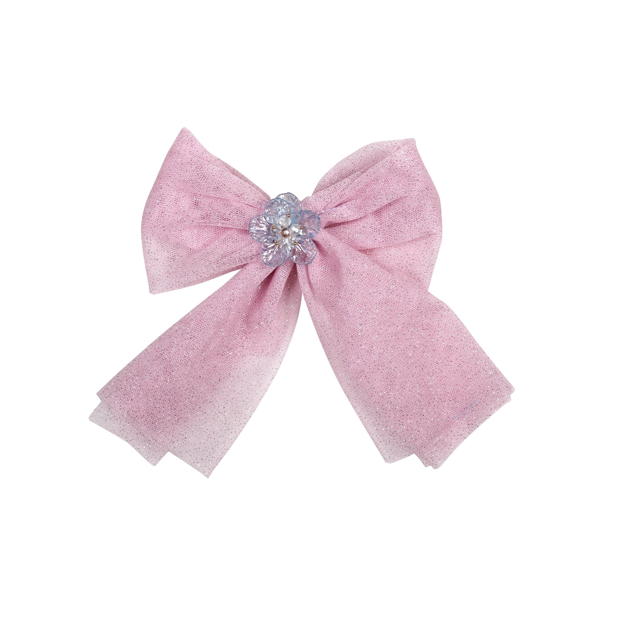 Naxos SS26 - Pink Tulle Pastel Tweed Collection Headpiece