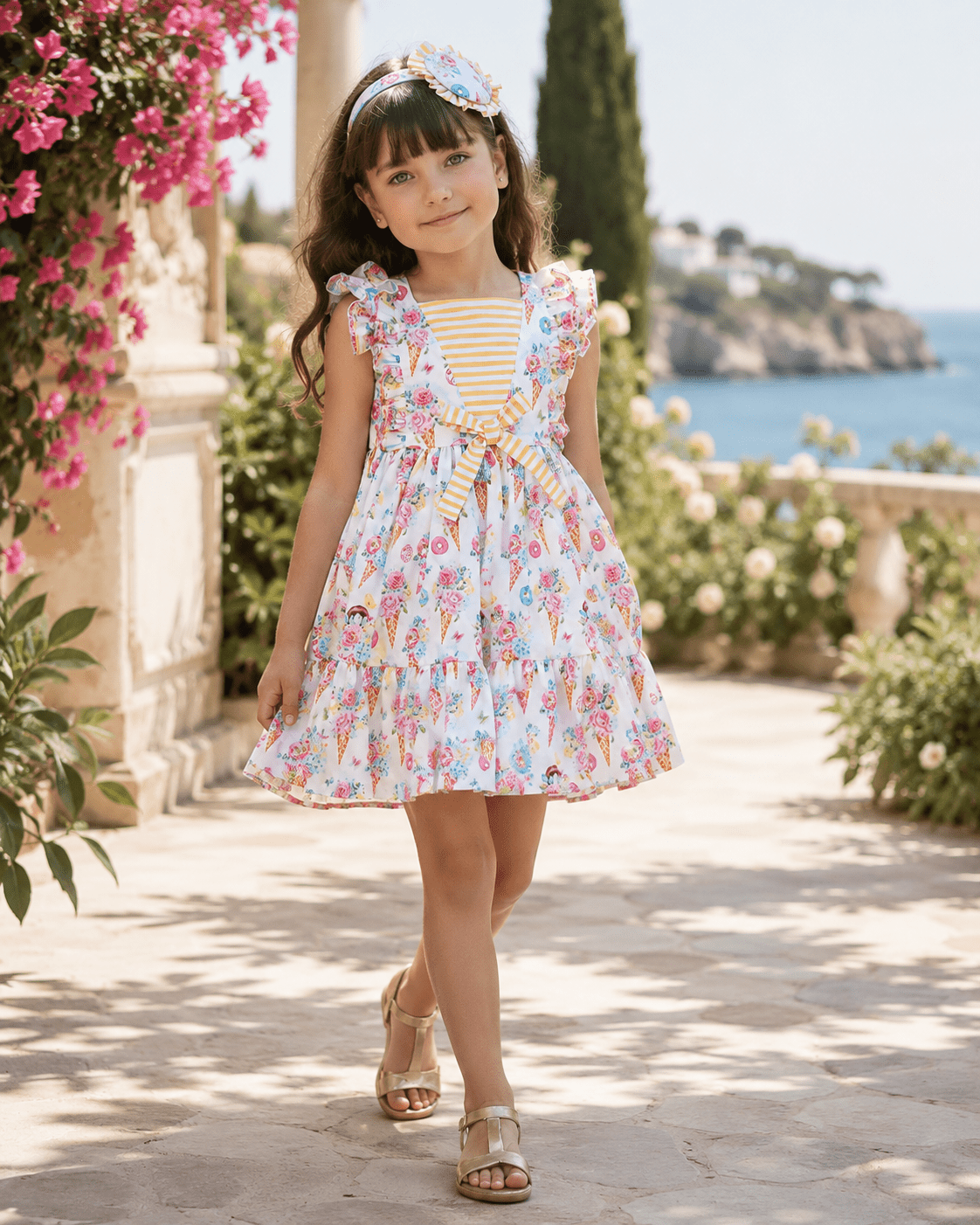 Rochy Girls Sweet Collection Ice-Cream Summer Dress - SS26