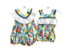 Rochy SS24 - Girls Floral Print & Lemons Dress - Mariposa Children's Boutique