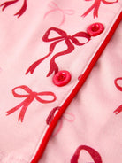 Rylee Faith AW25 - Girls Pink Bow Christmas Pyjamas