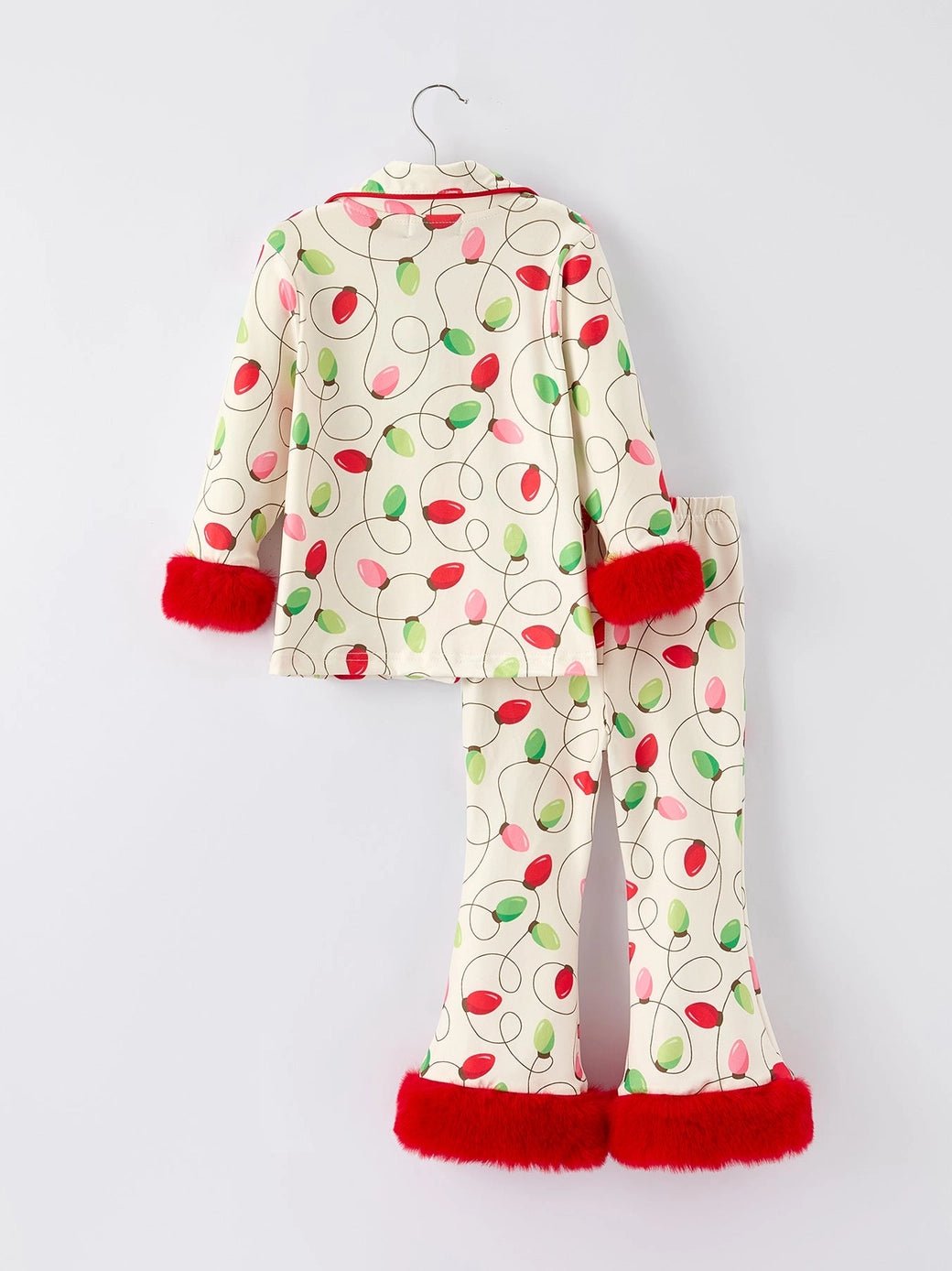 Rylee Faith Designs AW25 - Girl's Christmas Lights Pyjamas