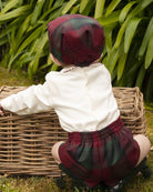 Sonata AW24 PRE-ORDER - Burgundy Collection Baby Boys Outfit - Mariposa Children's Boutique