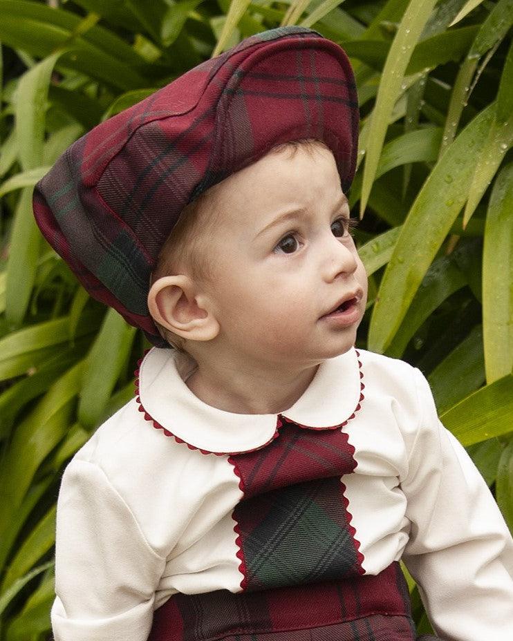 Sonata AW24 PRE-ORDER - Burgundy Collection Baby Boys Outfit - Mariposa Children's Boutique