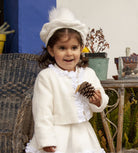 Sonata AW25 PRE - ORDER - Girls Cream Skirt, Jacket and Hat 8yrs