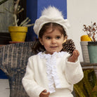 Sonata AW25 PRE - ORDER - Girls Cream Skirt, Jacket and Hat 8yrs