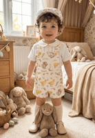 Sonata EASTER Made to Order - Baby Boys Easter Print Dungaree Outfit