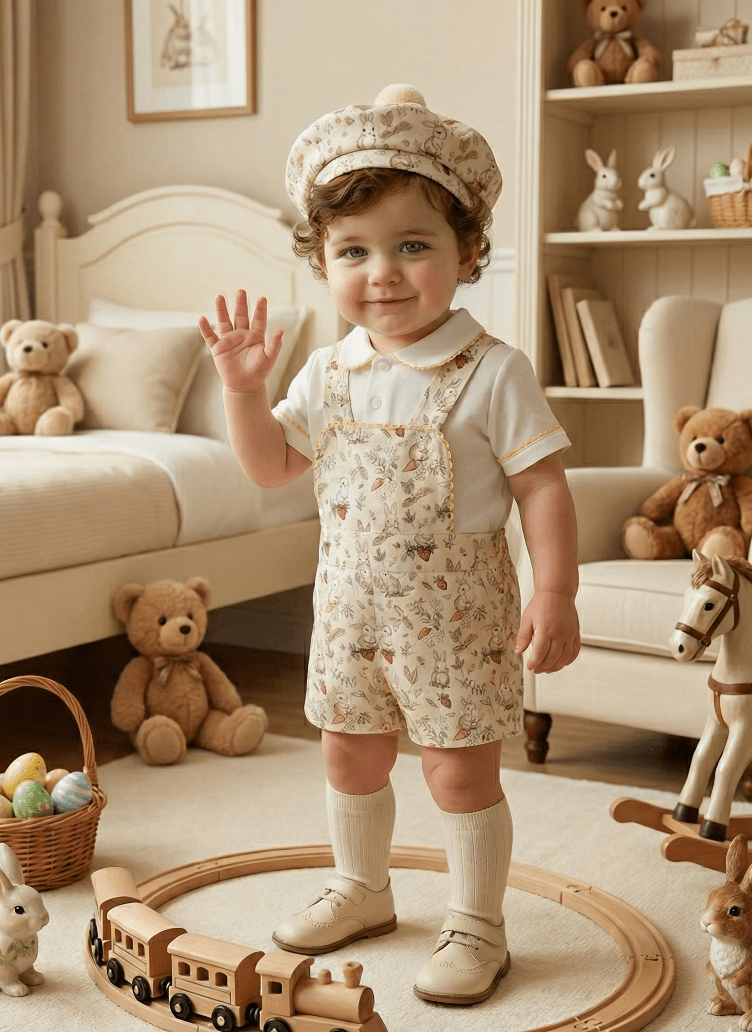 Sonata EASTER Made to Order - Boys Bunny Print Outfit