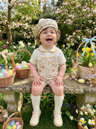 Sonata EASTER Made to Order - Bunny Print Pom Pom Beret Hat
