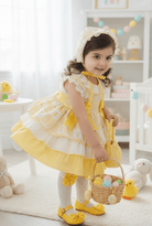 Sonata EASTER Made to Order - Girls Yellow Chick Puffball Dress