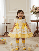 Sonata EASTER Made to Order - Girls Yellow Chick Puffball Dress