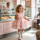 Sonata Girls Pink Gelato Puffball Dress | Made to Order SS26
