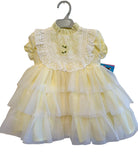 Sonata IN-STOCK - Girls Lemon Florecilla Ruffle Dress - Mariposa Children's Boutique