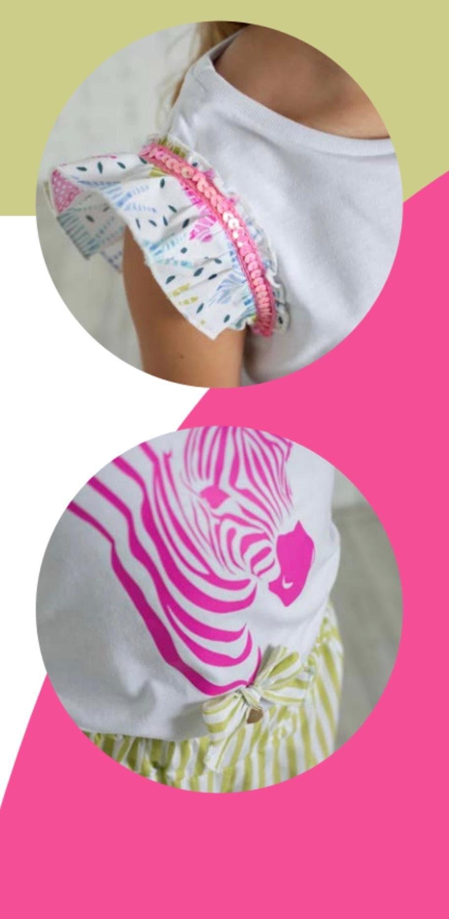Alhuka - Oslo Multi Coloured Animal Print Shorts, T-Shirt & Headband Set - Mariposa Children's Boutique
