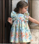 El Copo / La Peppa Tropical Print Girls Summer Dress - Mariposa Children's Boutique