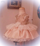 CLEARANCE DEAL - Exclusive - Gold & Sequin Design Puffball Dress 10yrs - Mariposa Children's Boutique