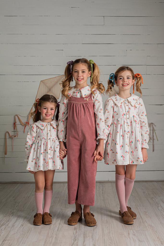 CLEARANCE SALE Alhuka Kids - Baby Girl's Multi Print Cotton Dress & Knickers - Mariposa Children's Boutique