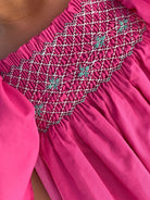 El Copo SS23 PRE-ORDER - Girls Hot Pink Smocked Summer Dress - Mariposa Children's Boutique