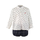 CLEARANCE SALE Miranda - Boys Navy Check Shorts Set