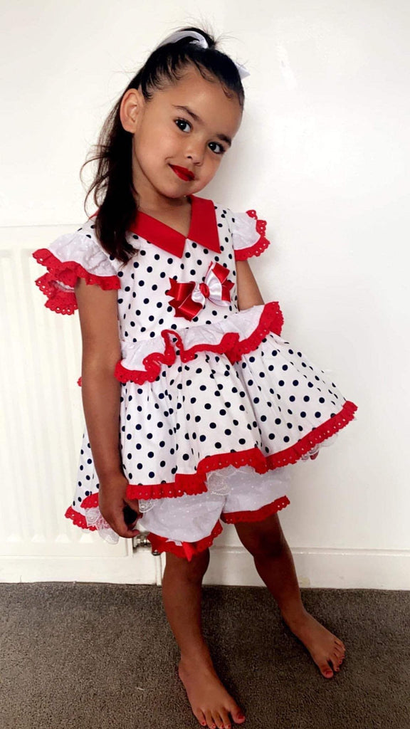 Exclusive Flora Dress & Bloomers - Handmade to Order - Mariposa Children's Boutique