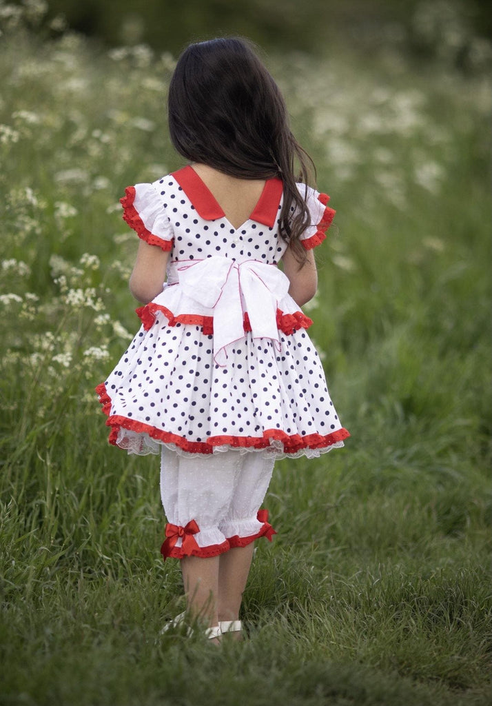 Exclusive Flora Dress & Bloomers - Handmade to Order - Mariposa Children's Boutique