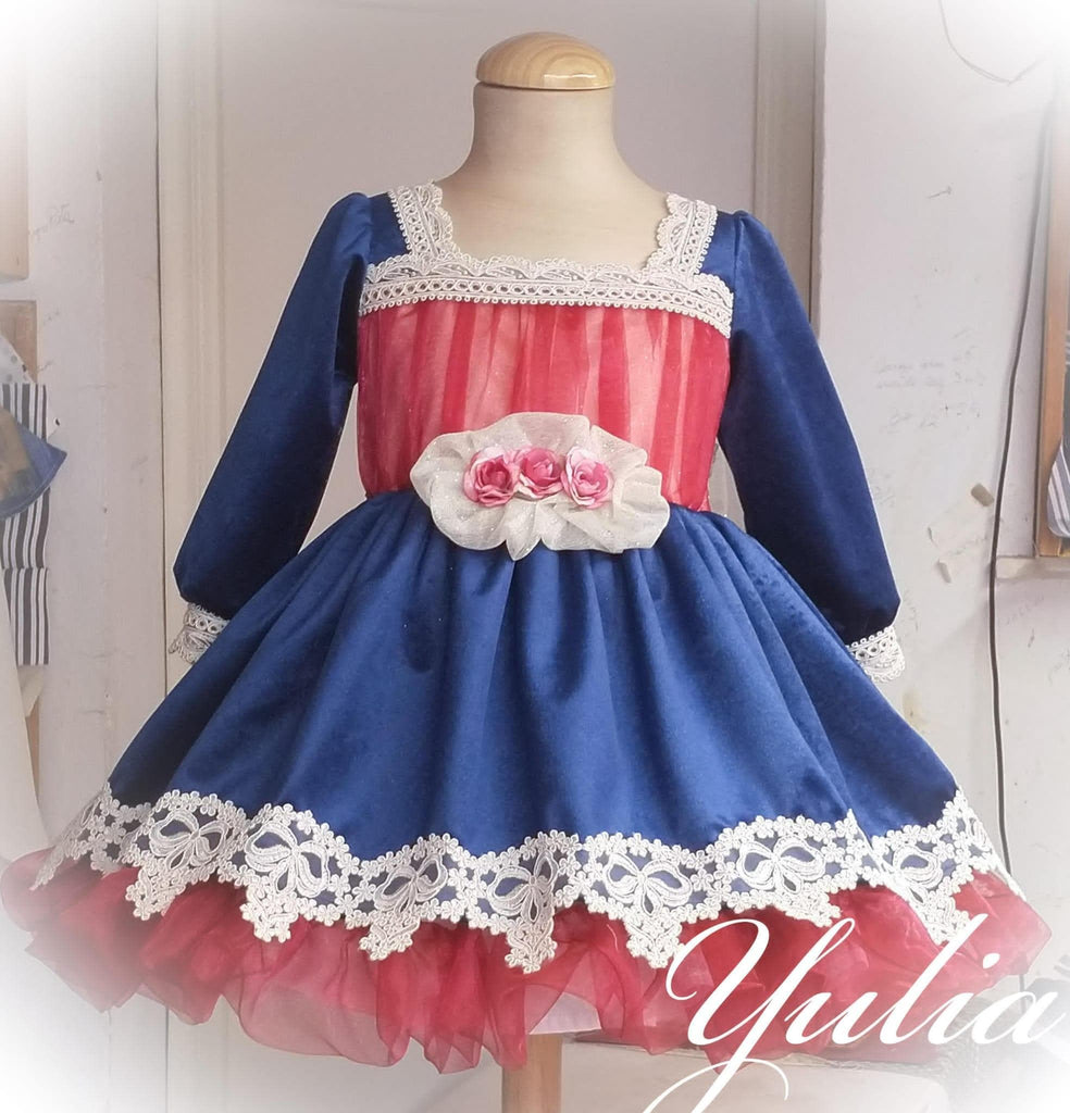 Exclusive Handmade to Order Yulia Dress - Mariposa Children's Boutique