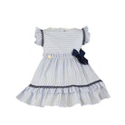 Miranda girls white baby blue navy Spanish dress age 2 traditional summer dress UK