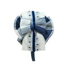 Miranda AW21 - Navy Check Headpiece 256D - Mariposa Children's Boutique