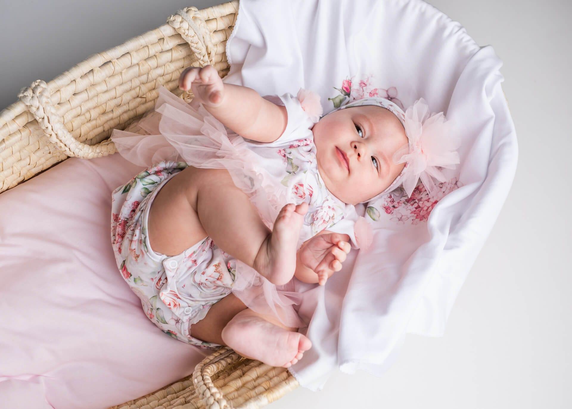 Sofija - Baby Girls POLA Shorty Babygrow - Mariposa Children's Boutique