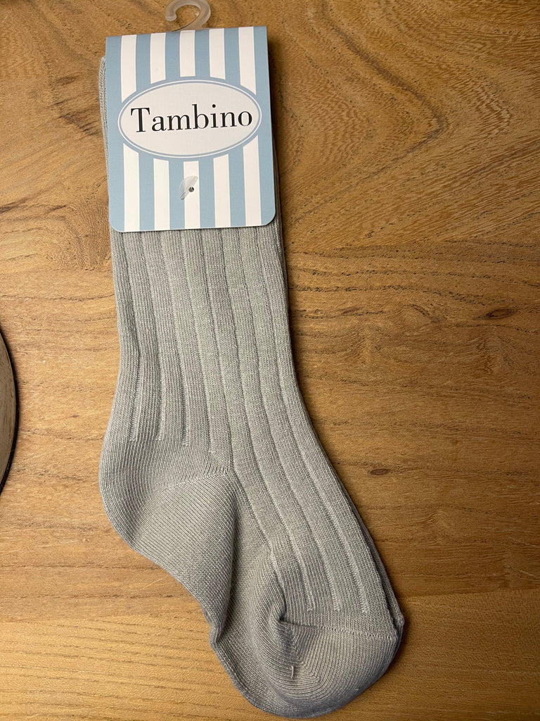 Tambino - Boys Light Grey Socks - Mariposa Children's Boutique